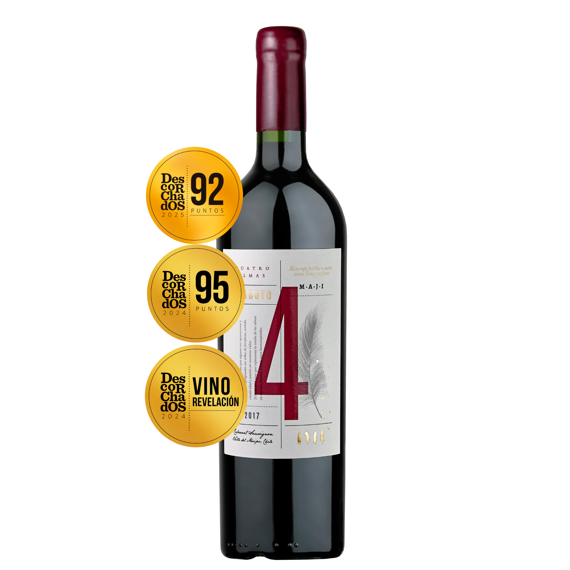 CUATRO ALMAS TRIBUTO® 2020: Cabernet Sauvignon Ícono de Maipo Andes